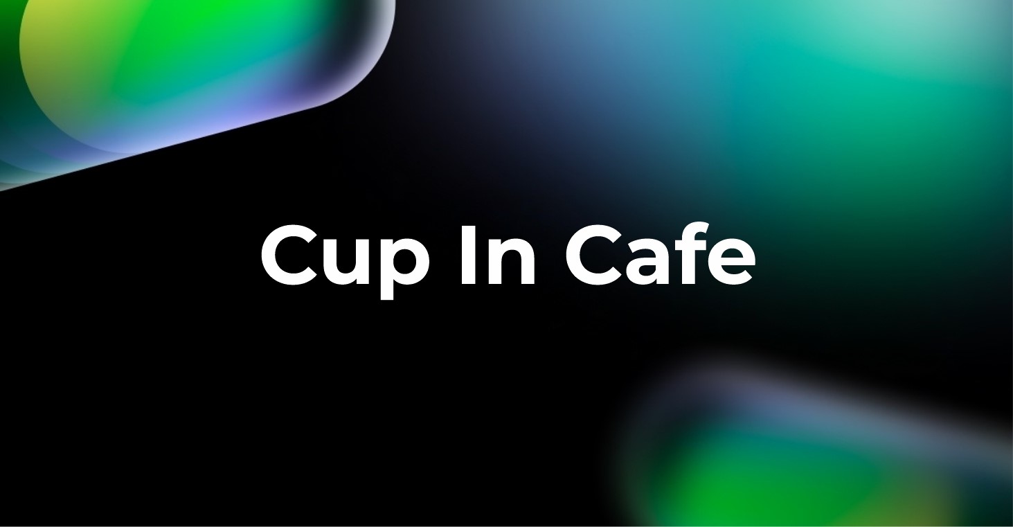 Cup in cafe image